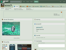 Tablet Screenshot of perseus75.deviantart.com