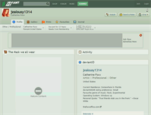 Tablet Screenshot of jealousy1314.deviantart.com