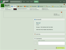 Tablet Screenshot of berry9.deviantart.com