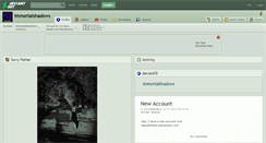 Desktop Screenshot of immortalshadows.deviantart.com