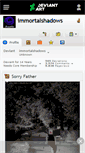 Mobile Screenshot of immortalshadows.deviantart.com