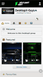 Mobile Screenshot of desktopx-guys.deviantart.com