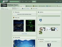 Tablet Screenshot of desktopx-guys.deviantart.com