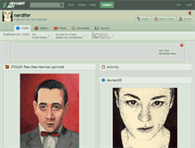 Tablet Screenshot of nerdifer.deviantart.com