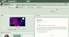 Desktop Screenshot of dragonfyrfly.deviantart.com