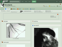 Tablet Screenshot of narcolepcia.deviantart.com