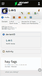 Mobile Screenshot of l-m-s.deviantart.com