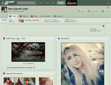 Tablet Screenshot of naru-kawaii-chan.deviantart.com