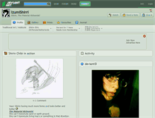 Tablet Screenshot of izumishirri.deviantart.com