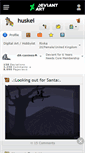 Mobile Screenshot of huskei.deviantart.com
