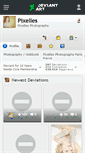 Mobile Screenshot of pixelles.deviantart.com