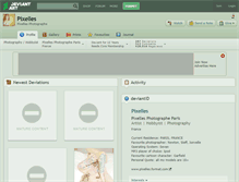Tablet Screenshot of pixelles.deviantart.com