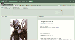 Desktop Screenshot of nobodyintruder.deviantart.com