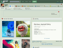 Tablet Screenshot of get7.deviantart.com