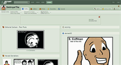 Desktop Screenshot of destroyerthe.deviantart.com