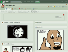 Tablet Screenshot of destroyerthe.deviantart.com
