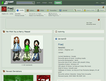 Tablet Screenshot of fraej.deviantart.com