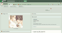 Desktop Screenshot of mokuren.deviantart.com