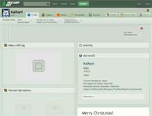 Tablet Screenshot of kaikani.deviantart.com