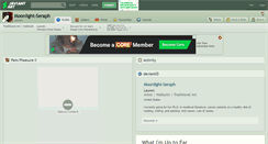 Desktop Screenshot of moonlight-seraph.deviantart.com