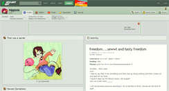 Desktop Screenshot of hippixie.deviantart.com