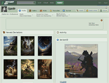Tablet Screenshot of gjaldir.deviantart.com