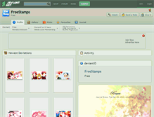 Tablet Screenshot of freestamps.deviantart.com