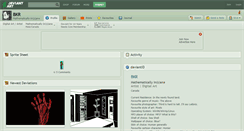 Desktop Screenshot of bkr.deviantart.com