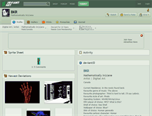 Tablet Screenshot of bkr.deviantart.com