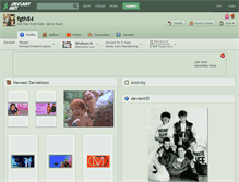 Tablet Screenshot of fgth84.deviantart.com