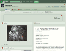 Tablet Screenshot of khonsuyue.deviantart.com