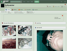 Tablet Screenshot of fireflycatcher.deviantart.com