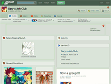 Tablet Screenshot of gary-x-ash-club.deviantart.com