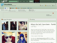 Tablet Screenshot of edwardmarks.deviantart.com