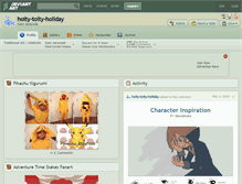 Tablet Screenshot of hoity-toity-holiday.deviantart.com