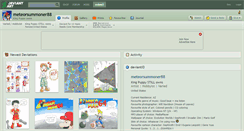 Desktop Screenshot of meteorsummoner88.deviantart.com