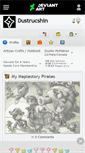 Mobile Screenshot of dustrucshin.deviantart.com