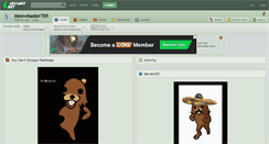 Desktop Screenshot of meowmaster789.deviantart.com