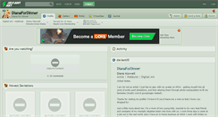 Desktop Screenshot of dianafordinner.deviantart.com