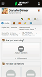 Mobile Screenshot of dianafordinner.deviantart.com