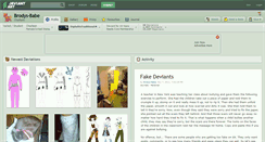 Desktop Screenshot of brodys-babe.deviantart.com