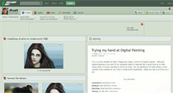 Desktop Screenshot of dhyatt.deviantart.com