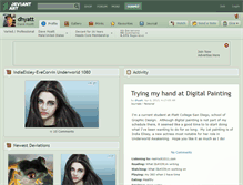Tablet Screenshot of dhyatt.deviantart.com