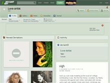 Tablet Screenshot of love-artist.deviantart.com