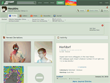 Tablet Screenshot of hexykins.deviantart.com