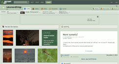 Desktop Screenshot of natureandthings.deviantart.com