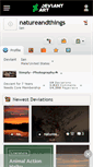 Mobile Screenshot of natureandthings.deviantart.com