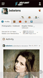 Mobile Screenshot of bebelens.deviantart.com
