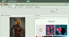 Desktop Screenshot of draugth.deviantart.com