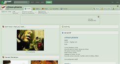 Desktop Screenshot of crimson-phoenix.deviantart.com